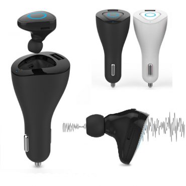 Car Charger with Bluetooth Earbud