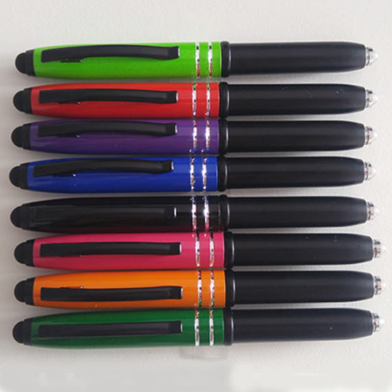 3 in 1 Stylus Metal Torch Pen