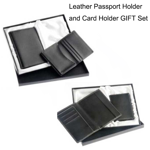 Leather Holders Gift Set