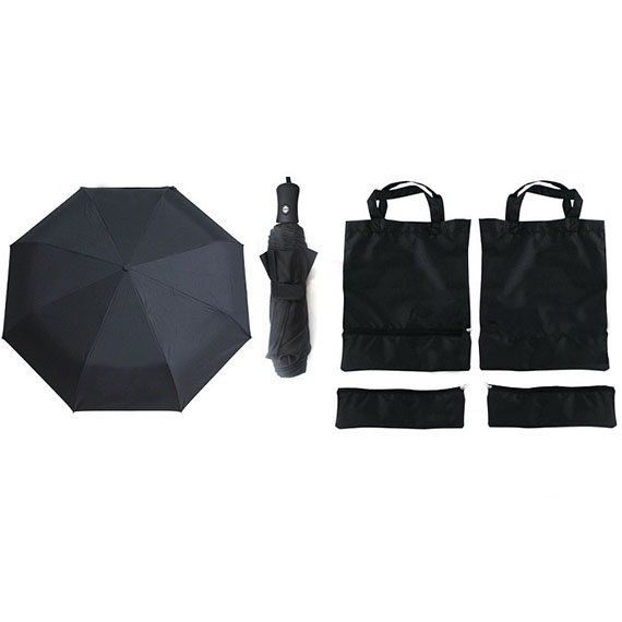 Mini Umbrella with Foldable Shopping Bag